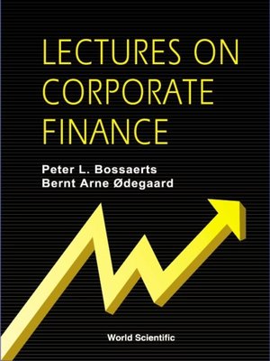 cover image of Lectures On Corporate Finance